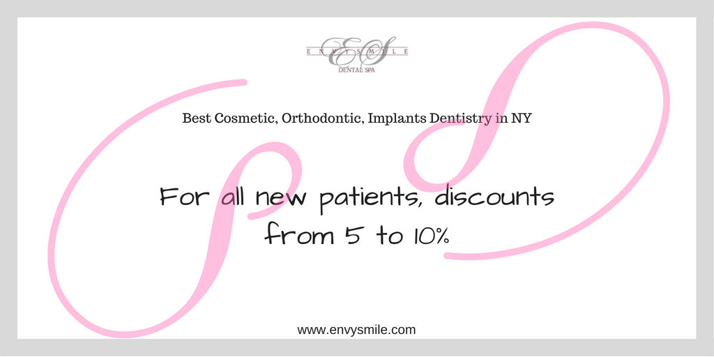 Discount for new patients from Envy Smile Dental Spa